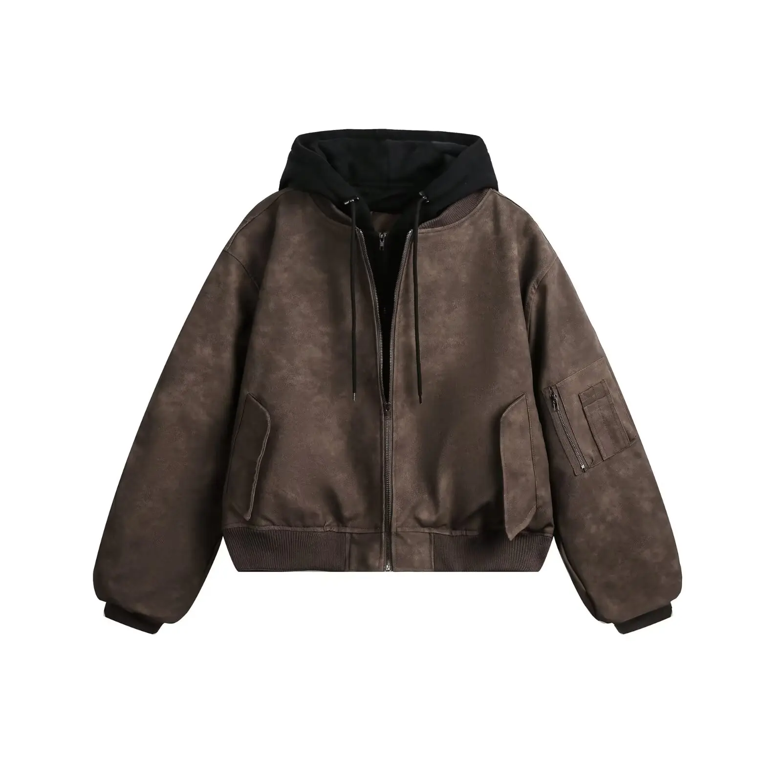 Trendy Loose Solid Color Versatile High-quality Short Jacket Men's New Style Hooded Multi Pocket Fashionable Casual Cool Coat
Trendy Loose Solid Color Versatile High-quality Short Jacket Men's New Style Hooded Multi Pocket Fashionable Casual Cool Coat