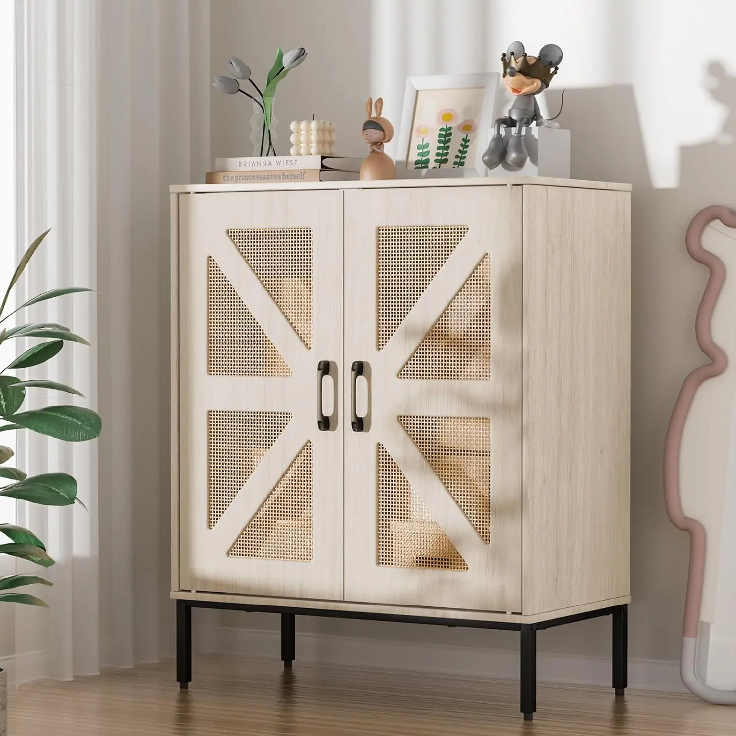 Modern Buffet Cabinet with Storage Doors Shelves, 32.9" Tall Media Console for Living Room Kitchen Dining
Modern Buffet Cabinet with Storage Doors Shelves, 32.9" Tall Media Console for Living Room Kitchen Dining