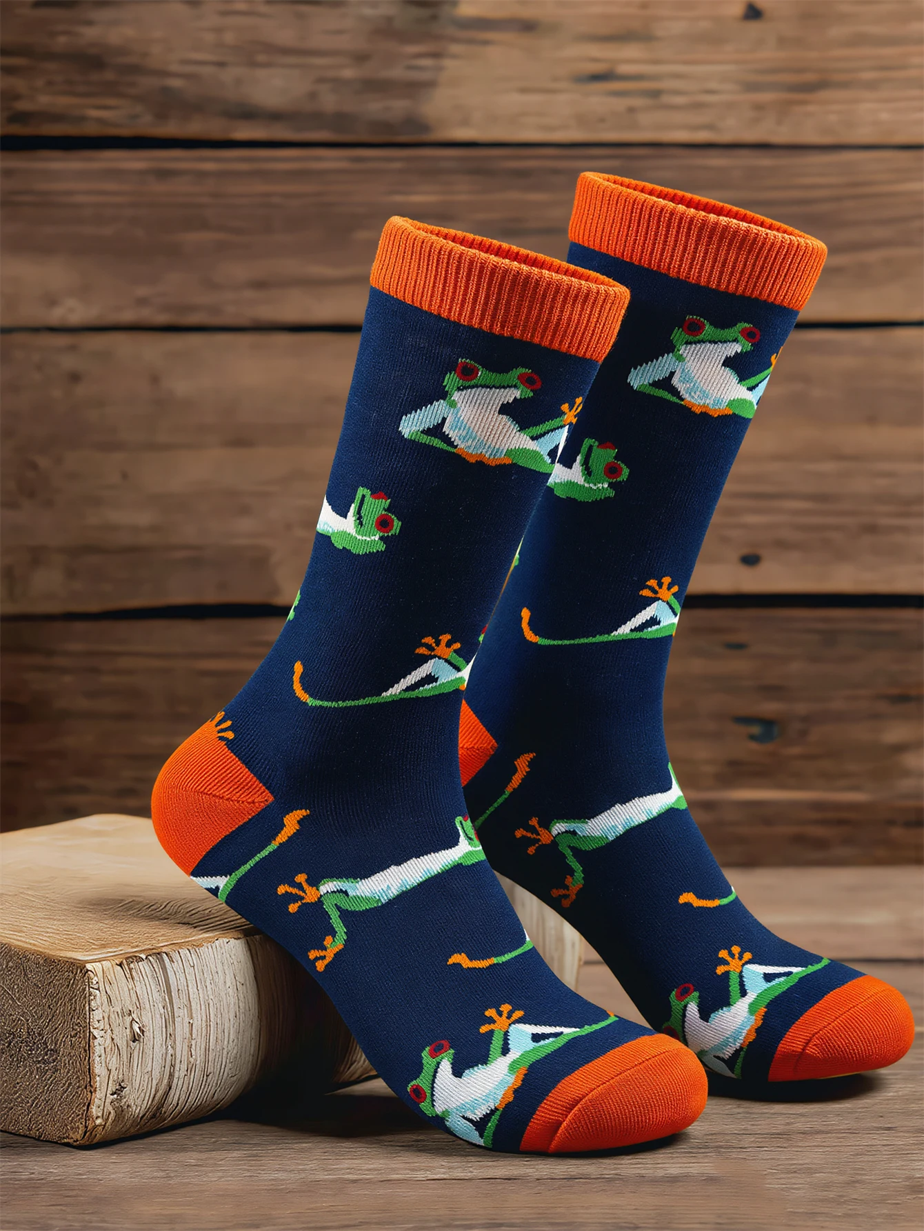1 Pairs Men's Cute Frog Print Cotton Socks Novelty Funny Animal Pattern Mid Socks For Men Streetwear Skateboard Socks New
1 Pairs Men's Cute Frog Print Cotton Socks Novelty Funny Animal Pattern Mid Socks For Men Streetwear Skateboard Socks New