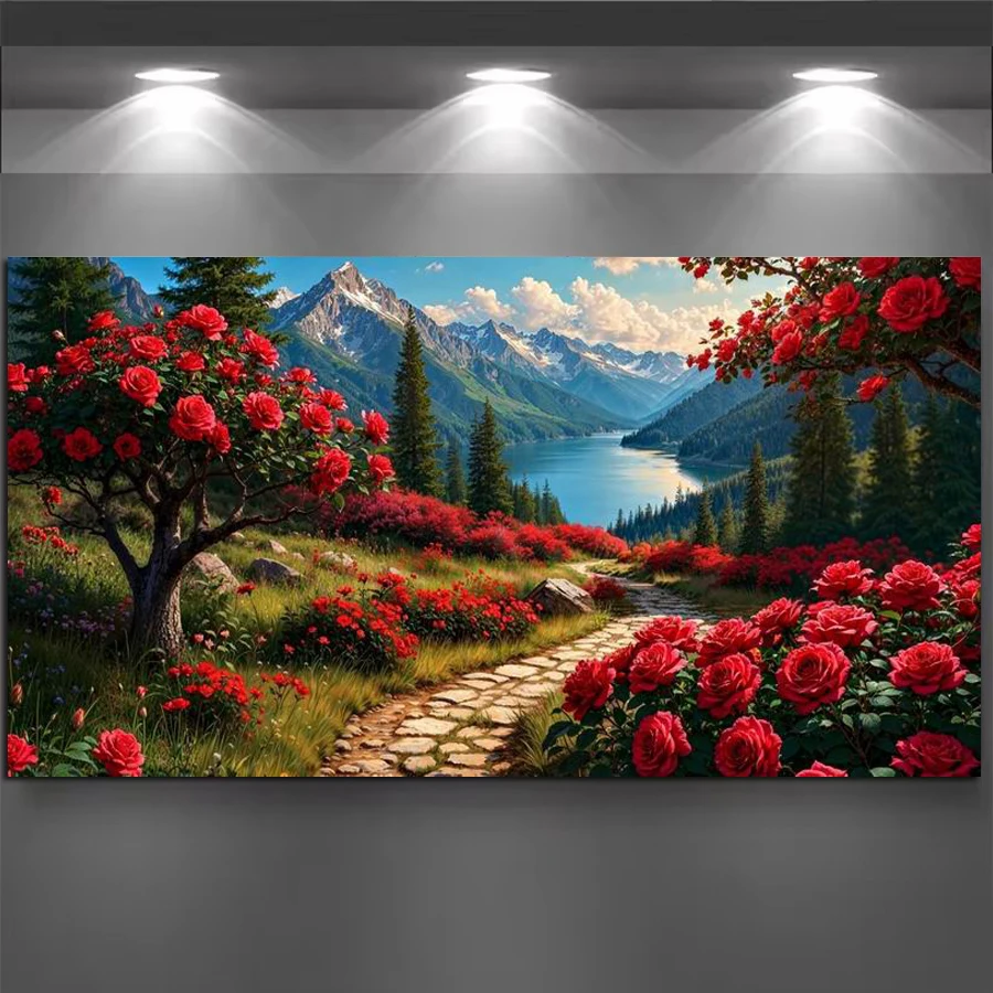 Красный цветок, большой размер, наборы для рисования своими руками с бриллиантами, горные и озерные пейзажи, полная мозаика, вышивка, фотографии, Настенный декор
Красный цветок, большой размер, наборы для рисования своими руками с бриллиантами, горные и озерные пейзажи, полная мозаика, вышивка, фотографии, Настенный декор