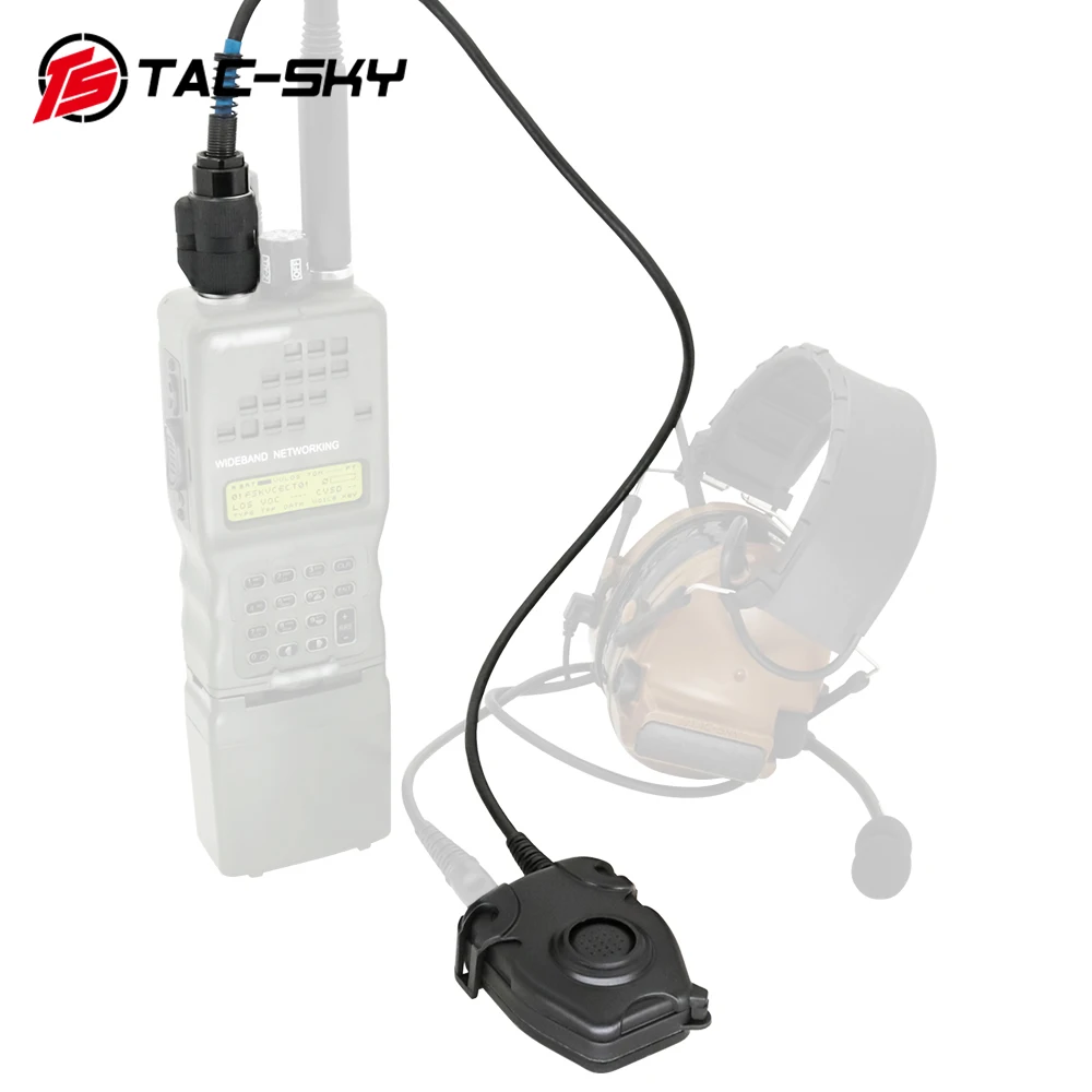 TS TAC-SKY 6-Pin PTT Adapter AN/PRC 148 152 152A 163 PTT Compatible TAC-SKY/Z-TAC Tactical Headset Civilian Version
TS TAC-SKY 6-Pin PTT Adapter AN/PRC 148 152 152A 163 PTT Compatible TAC-SKY/Z-TAC Tactical Headset Civilian Version