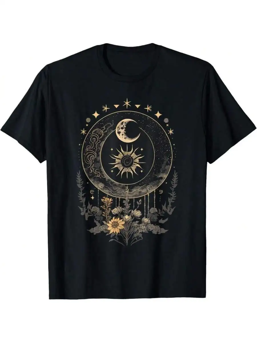 Floral Sun Moon Dreamcatcher Cottagecore Aesthetic T-Shirt
Floral Sun Moon Dreamcatcher Cottagecore Aesthetic T-Shirt