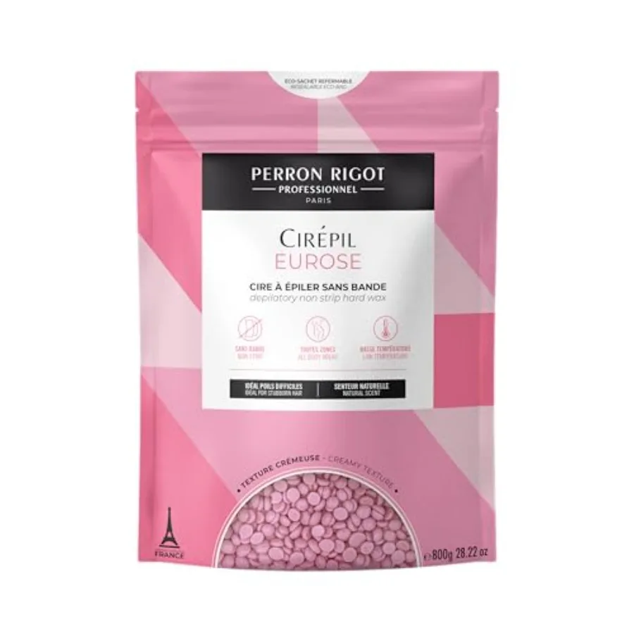 Cirepil - Eurose - 800g/ 28.22 oz Hard Wax Beads Bag - All-Purpose Creamy for Face Bikini and Body - Effective on Coarse and Fi
Cirepil - Eurose - 800g/ 28.22 oz Hard Wax Beads Bag - All-Purpose Creamy for Face Bikini and Body - Effective on Coarse and Fi