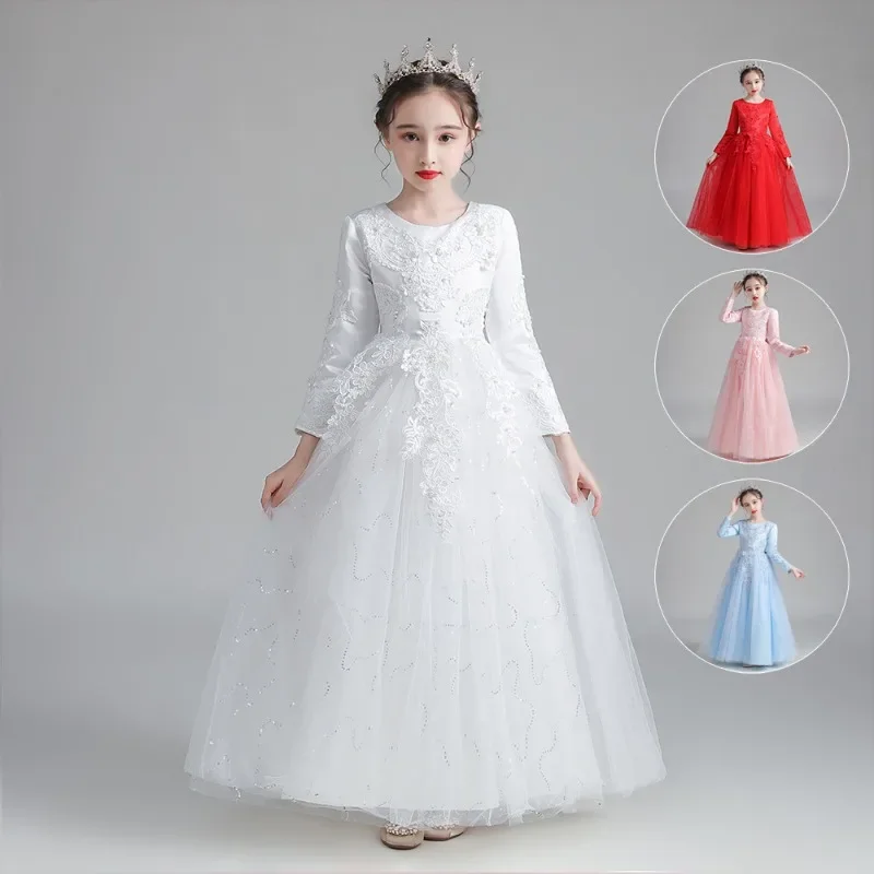 Girls Princess Dress Fluffy Yarn Dress 2025 New Autumn and Winter Thickened Children's Princess Dress Performance Clothes
Girls Princess Dress Fluffy Yarn Dress 2025 New Autumn and Winter Thickened Children's Princess Dress Performance Clothes