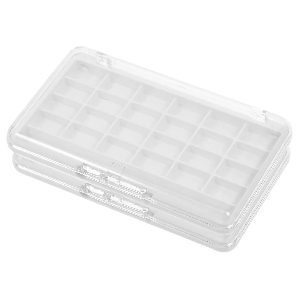 2pcs Empty Eyeshadow Palette Box DIY Lipstick Container Large Capacity Transparent Lid Travel Friendly Storage Makeup Organizer
2pcs Empty Eyeshadow Palette Box DIY Lipstick Container Large Capacity Transparent Lid Travel Friendly Storage Makeup Organizer