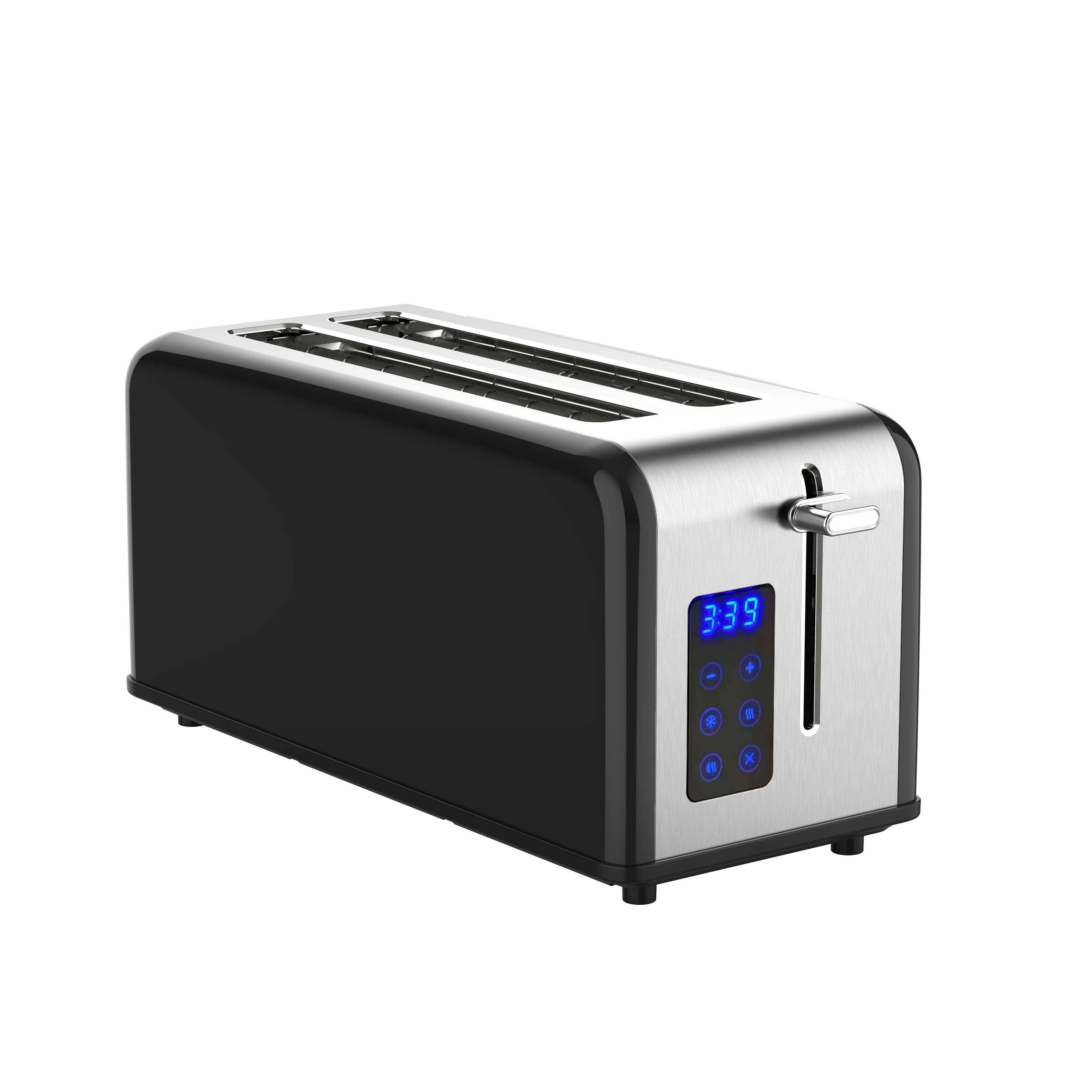 Stainless Steel Small Kitchen Appliances Factory Long 4 Slice Retro Style Hot Sale Toaster with Dust Sale
Stainless Steel Small Kitchen Appliances Factory Long 4 Slice Retro Style Hot Sale Toaster with Dust Sale