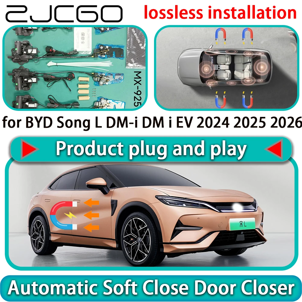for BYD Song L DM-i DM i EV 2024 2025 2026 Auto Pull Car Soft Close Door Kit Power Latch Electric Door Catch Soft Closing Assist
for BYD Song L DM-i DM i EV 2024 2025 2026 Auto Pull Car Soft Close Door Kit Power Latch Electric Door Catch Soft Closing Assist