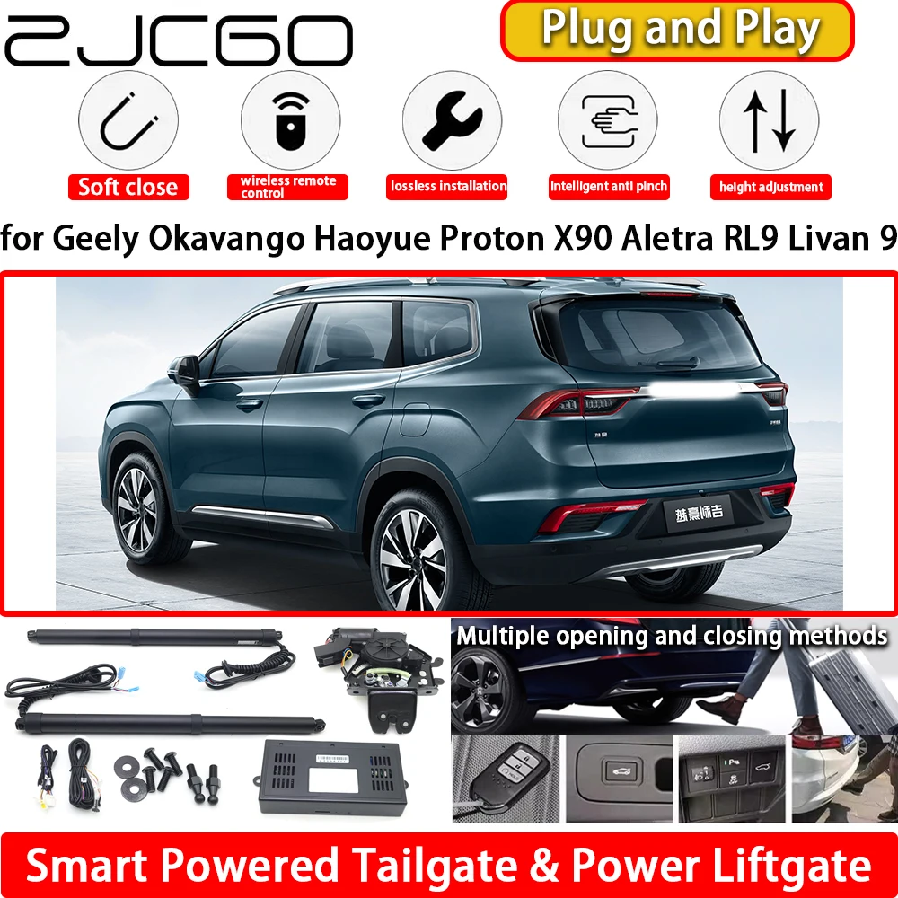 for Geely Okavango Haoyue Proton X90 Aletra RL9 Livan 9 Automatic Electric Powered Tailgate Power Liftgate Tail Gate Lift Kit
for Geely Okavango Haoyue Proton X90 Aletra RL9 Livan 9 Automatic Electric Powered Tailgate Power Liftgate Tail Gate Lift Kit