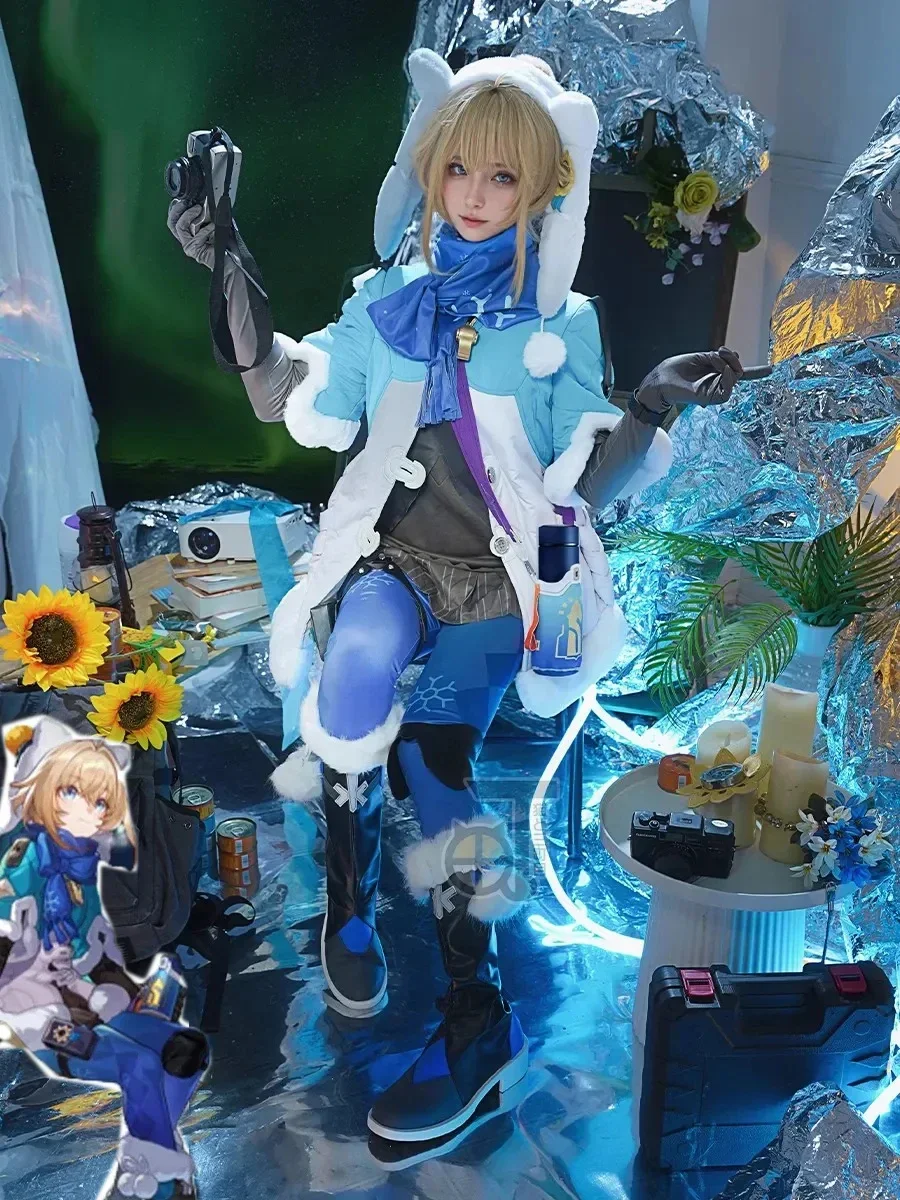 Lynx Cosplay Costume Honkai Star Rail Landau Cosplay Lynx Costume Cute Uniform Women Girls Halloween Role Play Outfit Wig Shoes
Lynx Cosplay Costume Honkai Star Rail Landau Cosplay Lynx Costume Cute Uniform Women Girls Halloween Role Play Outfit Wig Shoes
