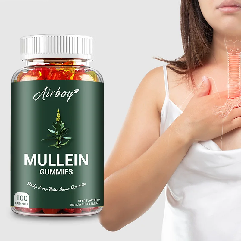 Mullein Gummies - Supports Respiratory Health, Maintains Lung Health, Aids Digestion, and Boosts Immunity
Mullein Gummies - Supports Respiratory Health, Maintains Lung Health, Aids Digestion, and Boosts Immunity