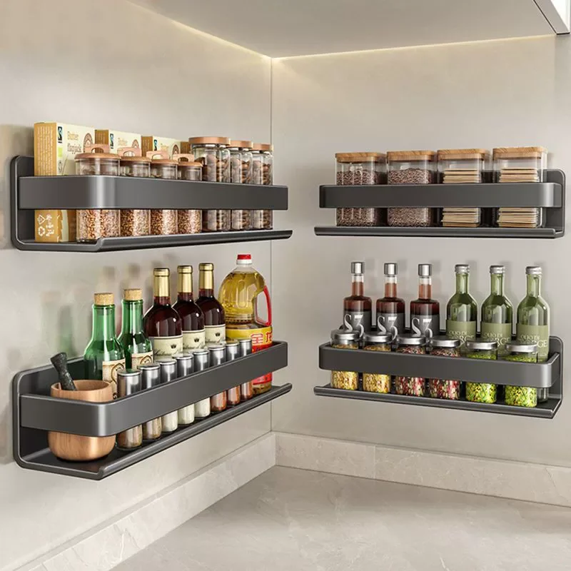 Многофункциональная настенная полка-органайзер для специй и приправ
Многофункциональная настенная полка-органайзер для специй и приправ