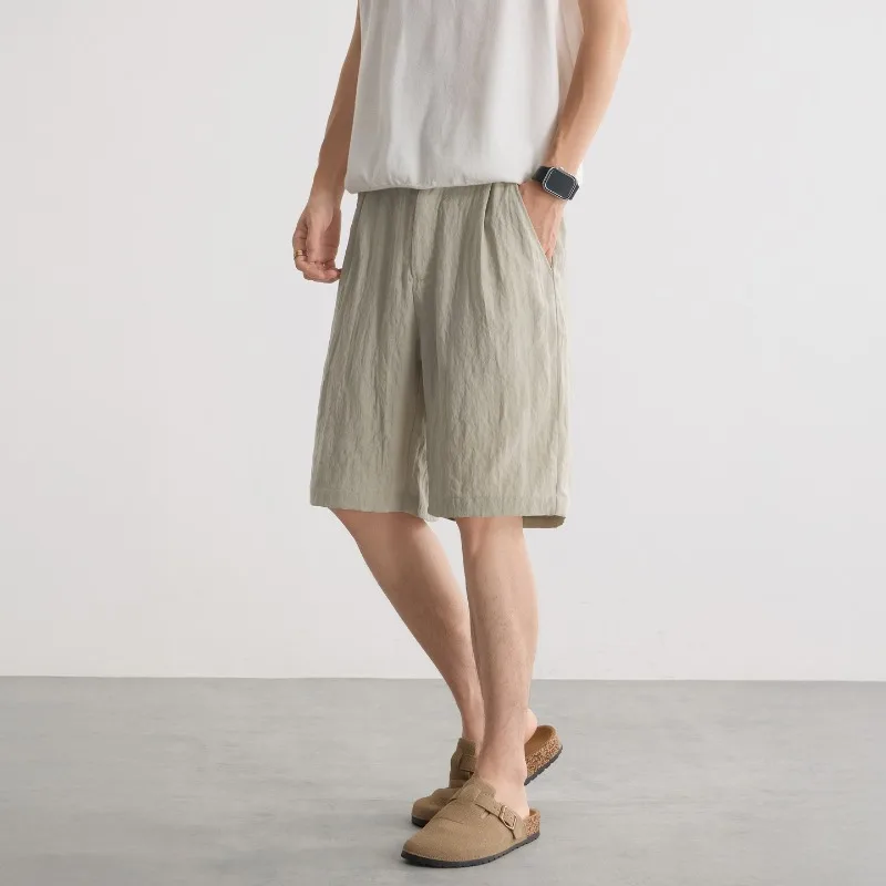 New Summer Lightweight Linen Loose-Fit Straight-Leg Wide-Leg Cropped Casual Men's Pants
New Summer Lightweight Linen Loose-Fit Straight-Leg Wide-Leg Cropped Casual Men's Pants