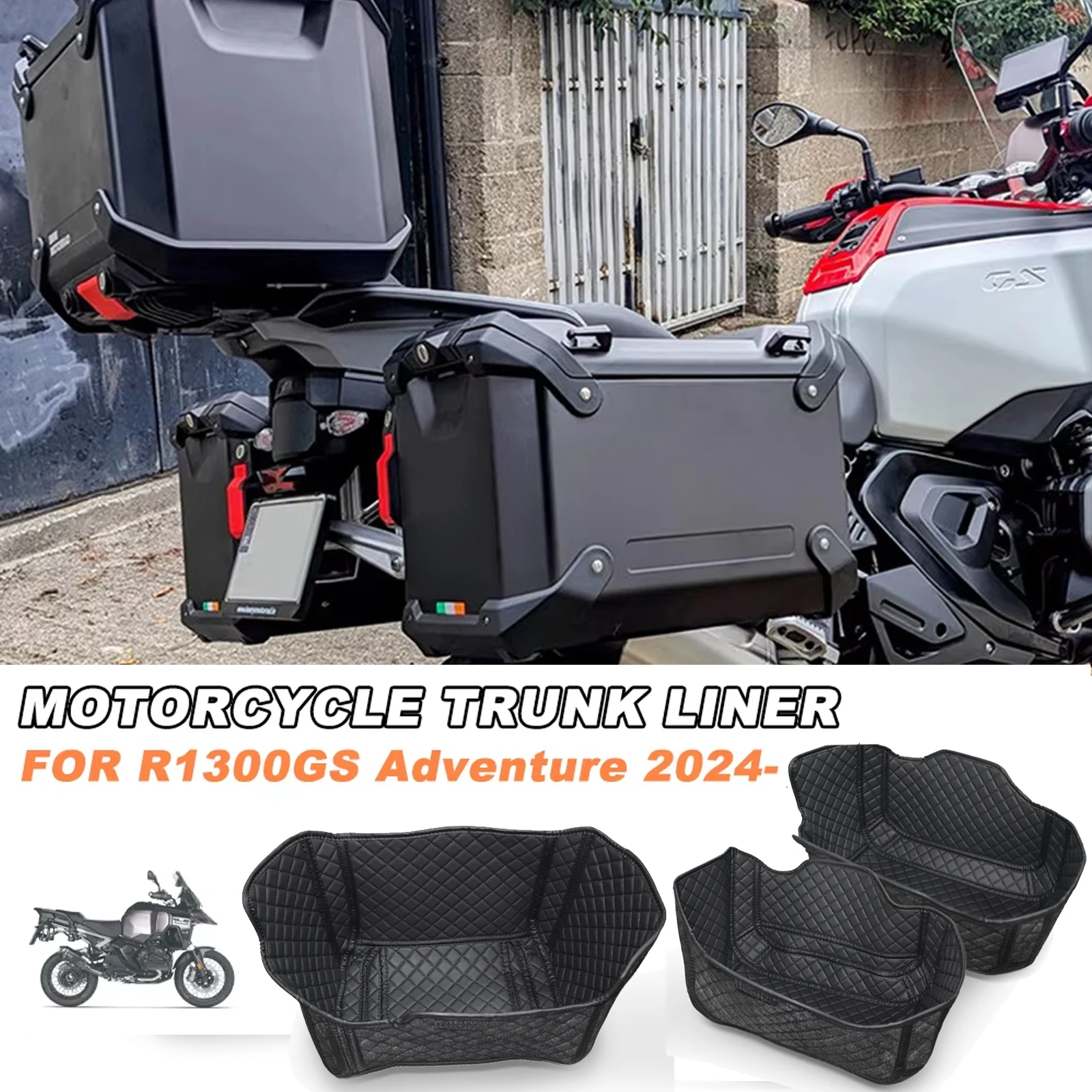 Для BMW R 1300 GS ADV R1300GSA 2024 2025 R1300GS Adventure 2026: Внутренний защитный коврик для багажника, подкладка для хранения, коврик для бокового кофра
Для BMW R 1300 GS ADV R1300GSA 2024 2025 R1300GS Adventure 2026: Внутренний защитный коврик для багажника, подкладка для хранения, коврик для бокового кофра