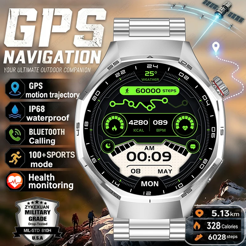 2026New Global Version Watch 6 MAX GPS Smart Watch Men AMOLED Screen Sports Fitness Waterproof Health Monitor BT Call Smartwatch
2026New Global Version Watch 6 MAX GPS Smart Watch Men AMOLED Screen Sports Fitness Waterproof Health Monitor BT Call Smartwatch