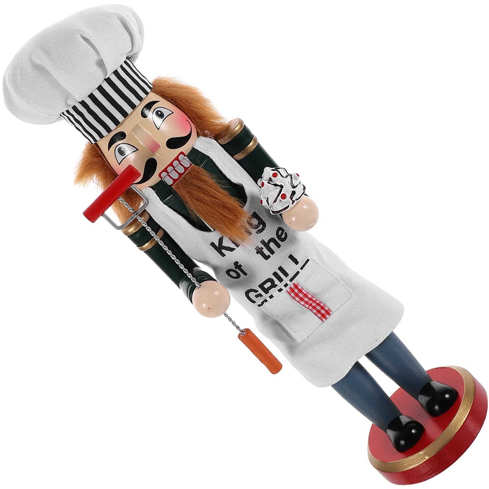 1pc Christmas Nutcracker Ornament 38CM Chef Figure Cloth Wood Craftsmanship Home Car Office Decor Xmas Holiday Gift Idea
1pc Christmas Nutcracker Ornament 38CM Chef Figure Cloth Wood Craftsmanship Home Car Office Decor Xmas Holiday Gift Idea