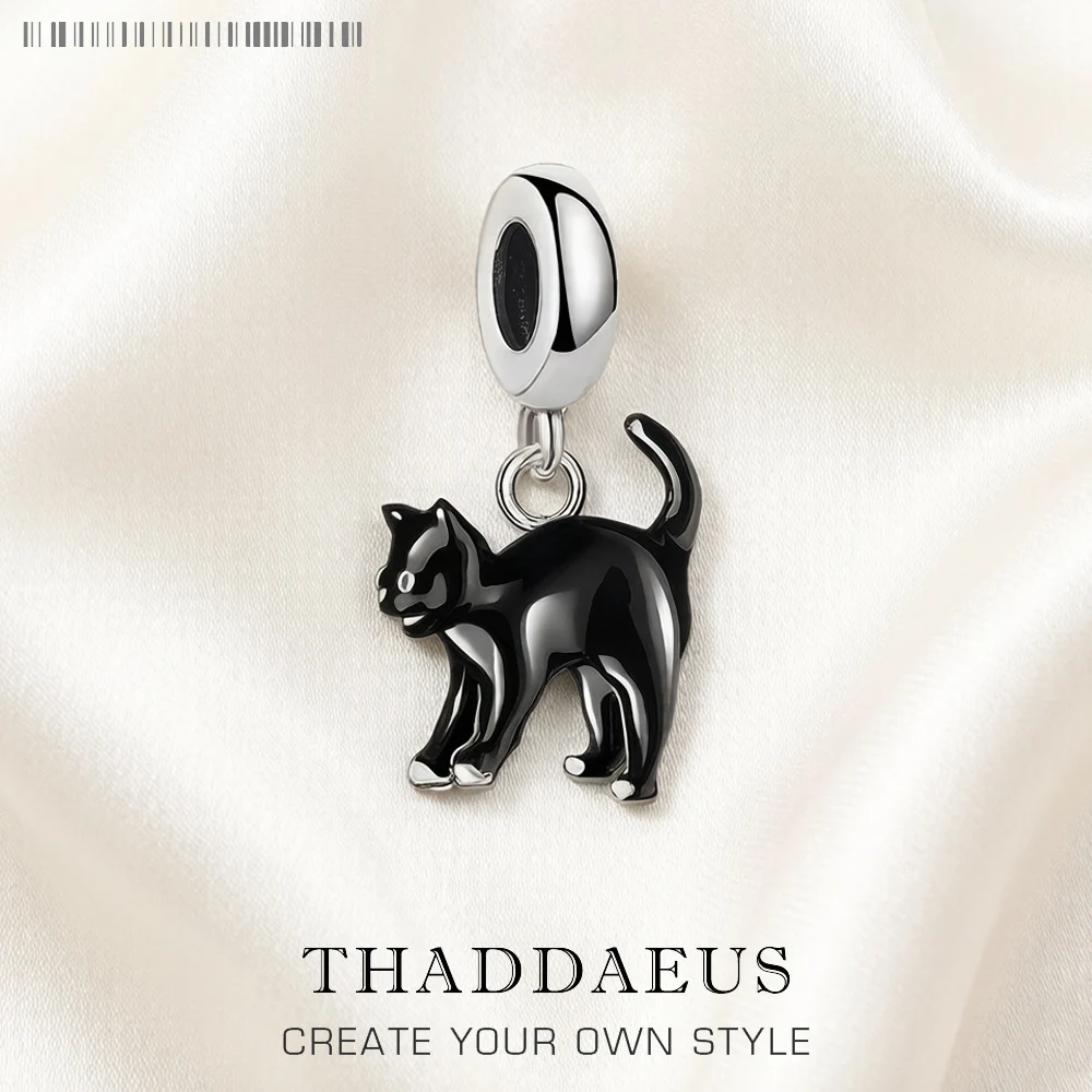 Black Cat Dangle Charm Pendant Brand New 925 Sterling Silver Trendy Gift For Women Men Jewelry
Black Cat Dangle Charm Pendant Brand New 925 Sterling Silver Trendy Gift For Women Men Jewelry