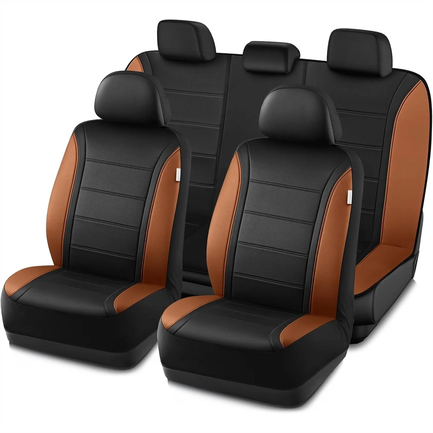 Leather Seat Covers Full Set, Breathable Car Seat Covers for Men, Airbag Compatible Universal Fit for Cars Trucks SUVs
Leather Seat Covers Full Set, Breathable Car Seat Covers for Men, Airbag Compatible Universal Fit for Cars Trucks SUVs