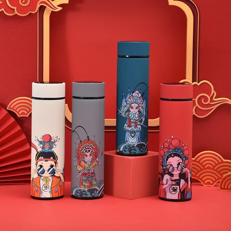 500ml 304 Stainless Steel Insulated Water Bottle Outdoor Portable Chinese Style Intelligent Temperature Display Cup Vacuum Flask
500ml 304 Stainless Steel Insulated Water Bottle Outdoor Portable Chinese Style Intelligent Temperature Display Cup Vacuum Flask