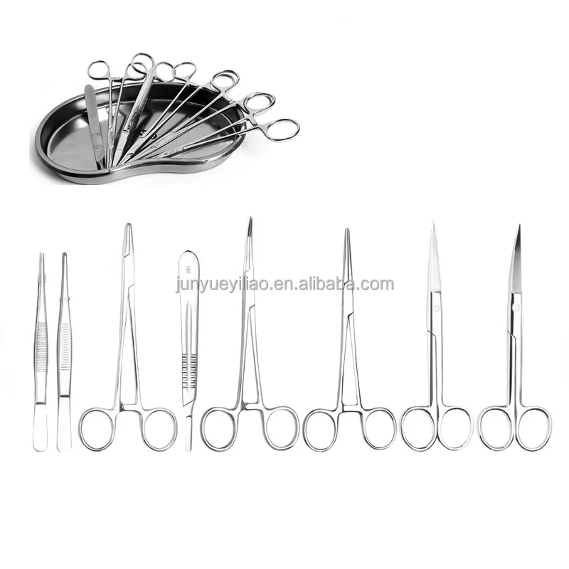 Medical Supply Sterilizable Stainless Steel Surgical Instrument Kit for Minor Surgery with 3-Year Warranty Class I
Medical Supply Sterilizable Stainless Steel Surgical Instrument Kit for Minor Surgery with 3-Year Warranty Class I