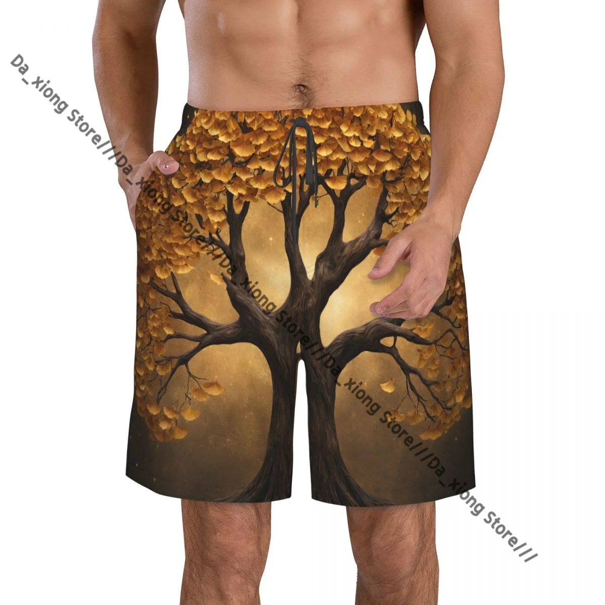 Mens Swimming Shorts Swimwear Old Tree With Golden Leaves Trunks Swimsuit Beach Wear Boardshorts
Mens Swimming Shorts Swimwear Old Tree With Golden Leaves Trunks Swimsuit Beach Wear Boardshorts