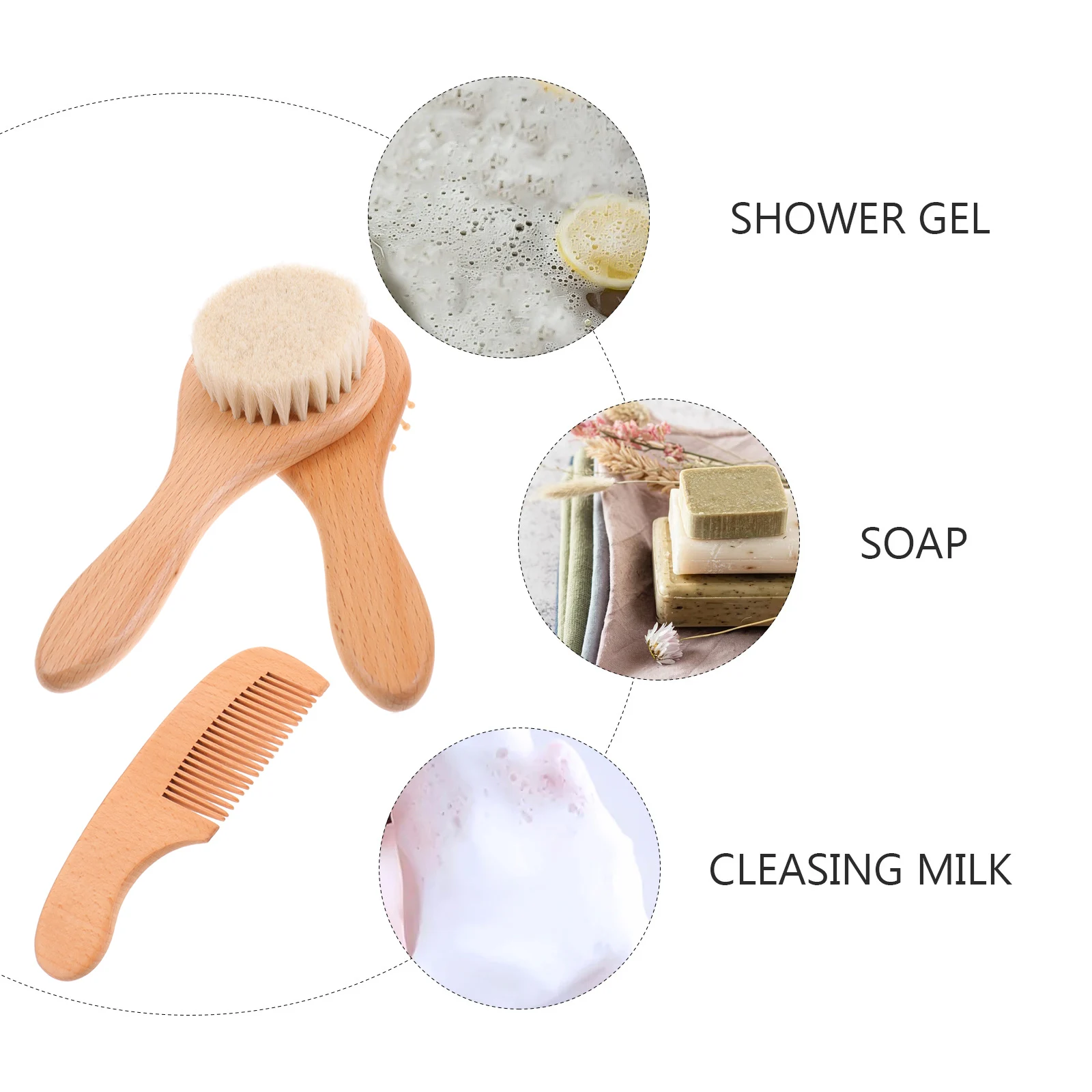 1Set Baby Bath Brush Silicone Body Scrubber for Shower Exfoliating Clean Massage Skin Ergonomic Design Easy Grip Long Handle
1Set Baby Bath Brush Silicone Body Scrubber for Shower Exfoliating Clean Massage Skin Ergonomic Design Easy Grip Long Handle