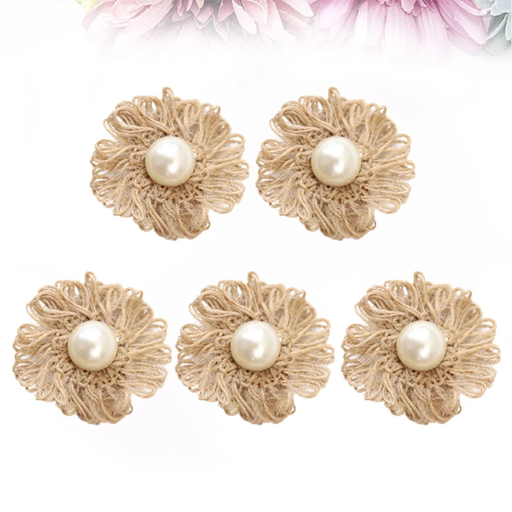 5pc Diy Burlap Flowers Natural Jute Craft For Wedding Party Home Decoration Vintage Rustic Floral Pendant Handmade Material
5pc Diy Burlap Flowers Natural Jute Craft For Wedding Party Home Decoration Vintage Rustic Floral Pendant Handmade Material