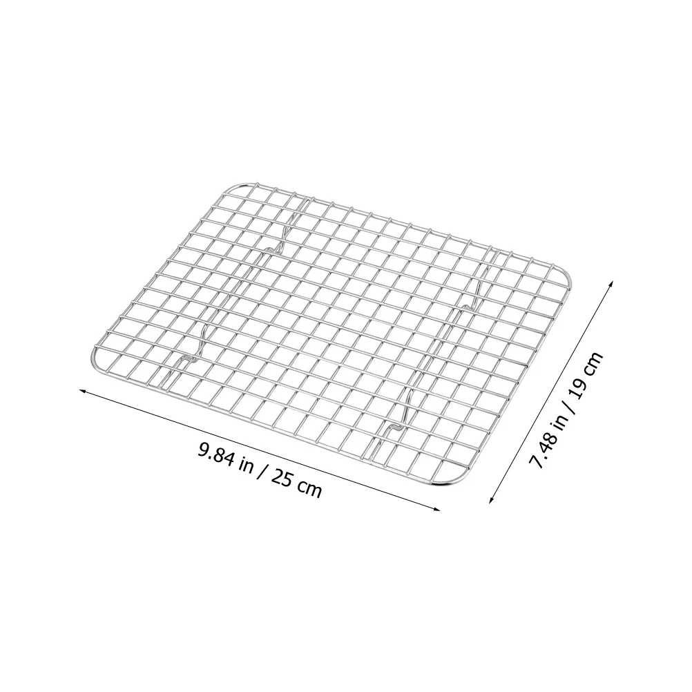 2Pcs Household Stainless Steel Cooling Racks Multi-Function Bread Baking Wire Rack Kitchen Storage Cooling Rack
2Pcs Household Stainless Steel Cooling Racks Multi-Function Bread Baking Wire Rack Kitchen Storage Cooling Rack