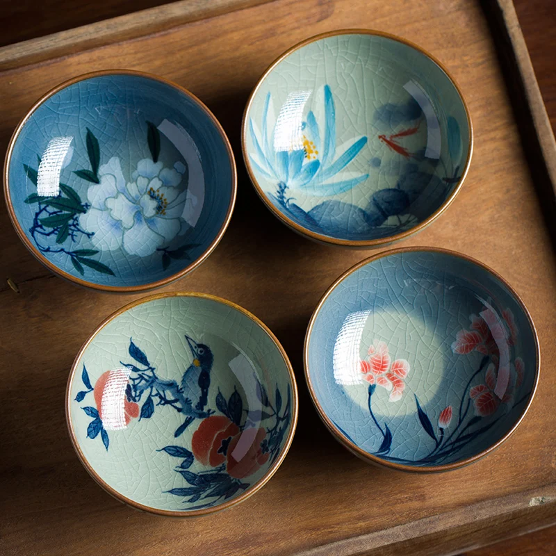 Hand-Painted Ceramic Tea Cup Jingdezhen Underglaze Owner Cup Puer Tea Vintage Chinese Style Handmade Single Cup Personal Tea Set
Hand-Painted Ceramic Tea Cup Jingdezhen Underglaze Owner Cup Puer Tea Vintage Chinese Style Handmade Single Cup Personal Tea Set