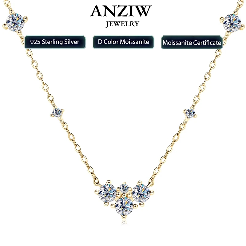 2025 New 4mm&2mm D Color Moissanite Pendant Necklace Plated 18K Gold 925 Silver Chain Jewelry Certified for Women Girl Gifts
2025 New 4mm&2mm D Color Moissanite Pendant Necklace Plated 18K Gold 925 Silver Chain Jewelry Certified for Women Girl Gifts