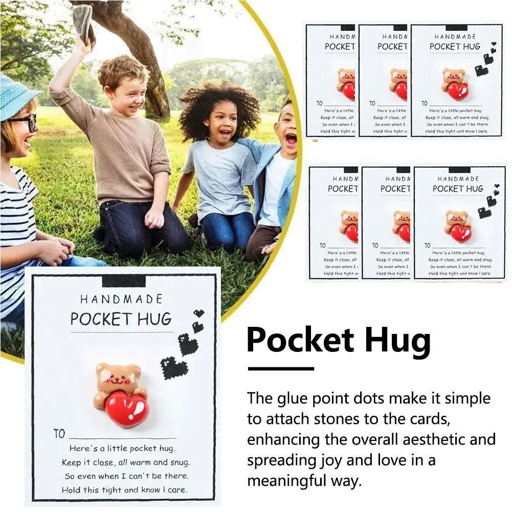 1/10 Stuks Handgemaakte Pocket Knuffel Kaart Met Hars Liefde Beer Voor Valentijnsdag Vriendschap Aanmoediging En Vakantie groete
1/10 Stuks Handgemaakte Pocket Knuffel Kaart Met Hars Liefde Beer Voor Valentijnsdag Vriendschap Aanmoediging En Vakantie groete