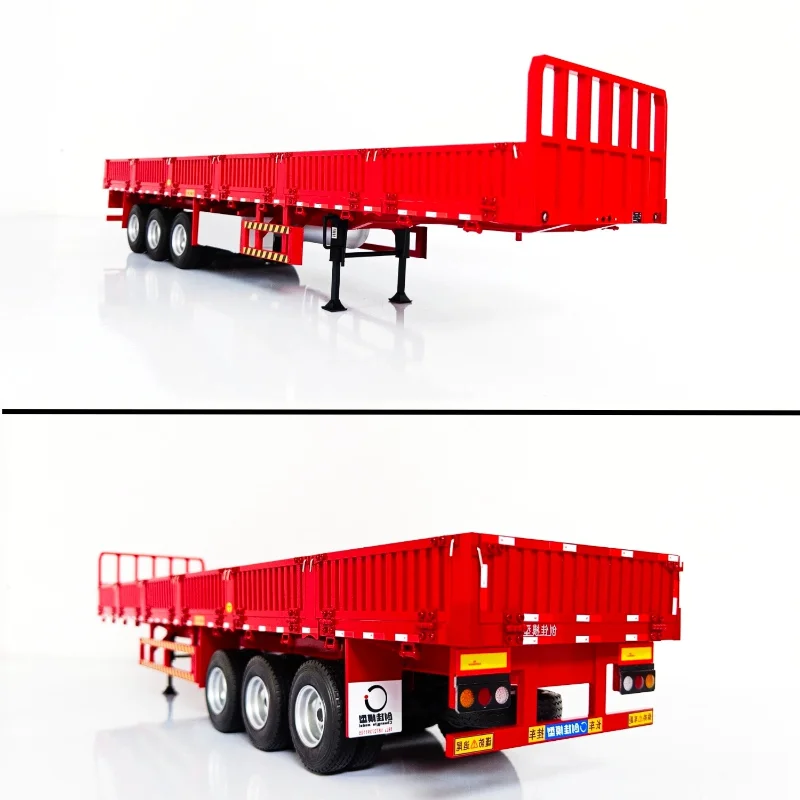 1:24 trailer model 13m standard box high and low straight beam railing truck low rail truck model ornaments collection
1:24 trailer model 13m standard box high and low straight beam railing truck low rail truck model ornaments collection