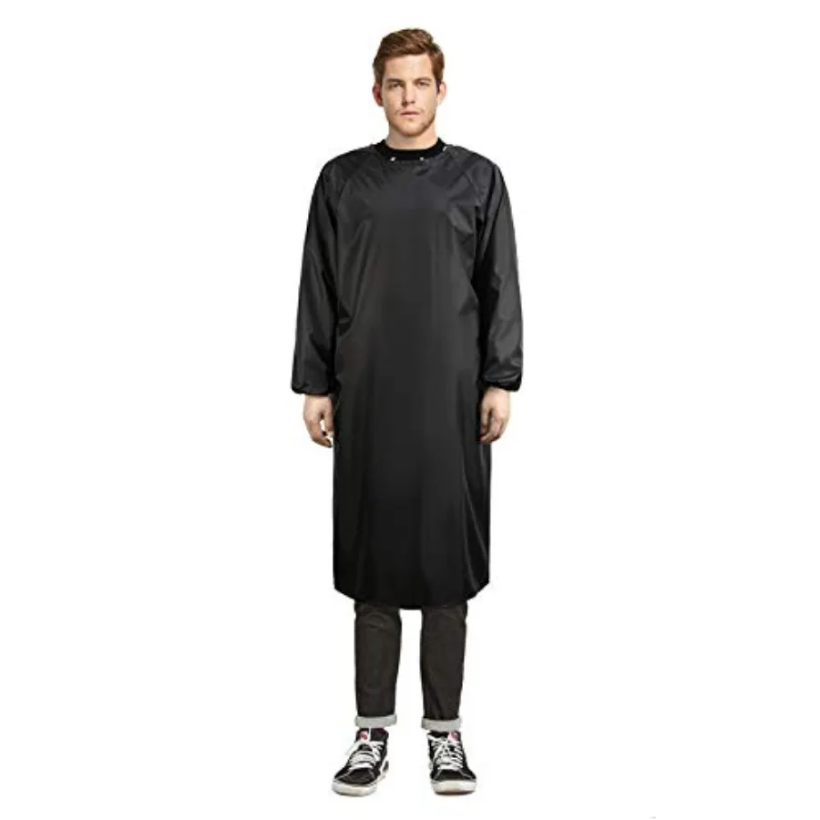 Waterproof Apron Long Sleeves, 47" Plus Size Aprons, Heavy Duty Smock Overalls for Lab Work, Cleaning, Work Shop, Dishwashing,
Waterproof Apron Long Sleeves, 47" Plus Size Aprons, Heavy Duty Smock Overalls for Lab Work, Cleaning, Work Shop, Dishwashing,