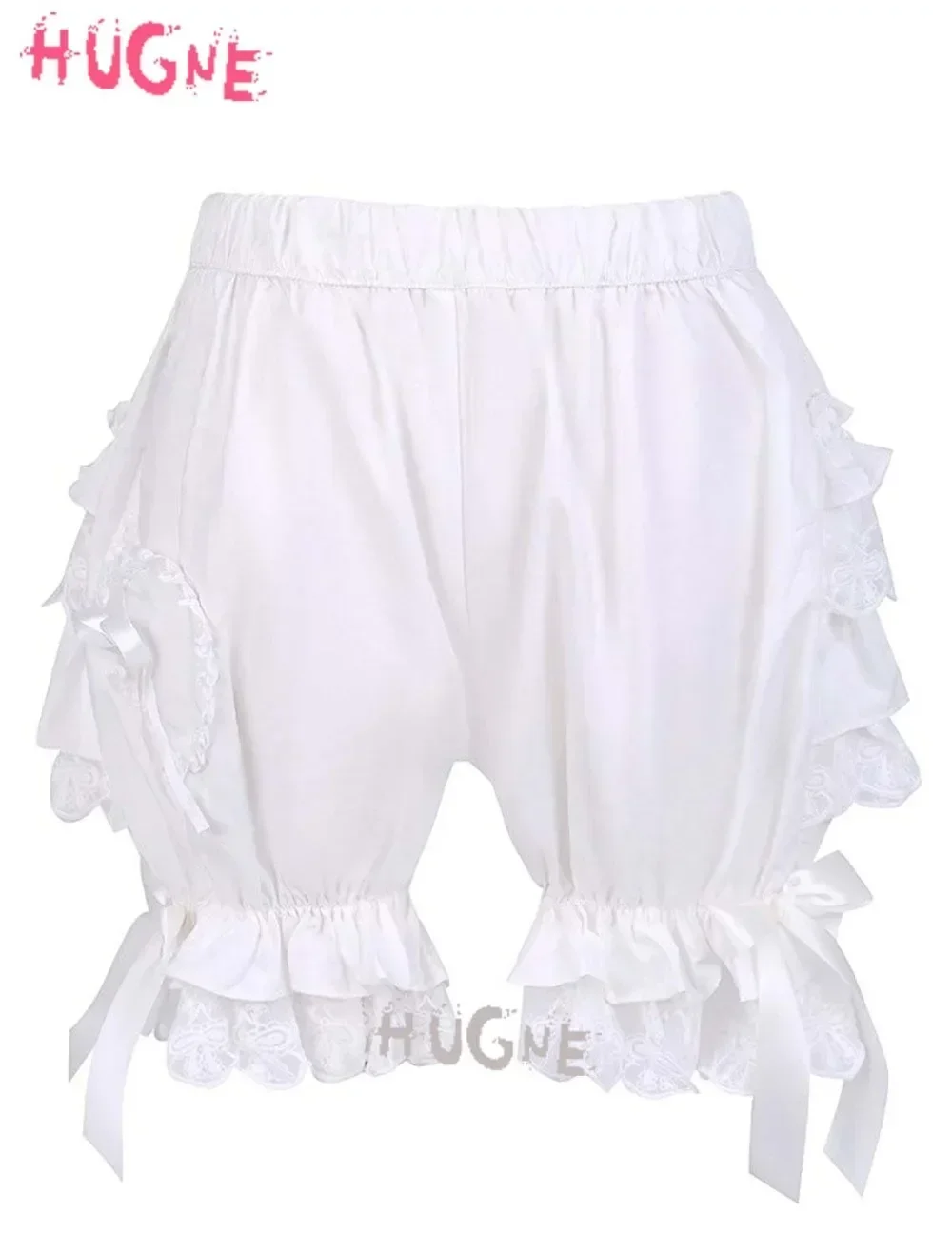 White Sweet Loilita Bloomers Knickers Lace Trim Shorts Heart Shape Pocket Bow Ribbon Cotton Elastic kawaii
White Sweet Loilita Bloomers Knickers Lace Trim Shorts Heart Shape Pocket Bow Ribbon Cotton Elastic kawaii