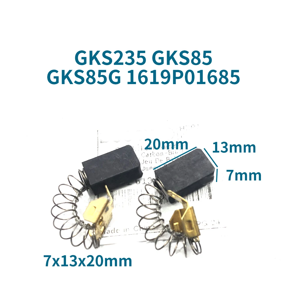 Угольные щетки для Bosch GKS235 GKS85 GKS85G 1619P01685, запасные аксессуары для бензопилы, оригинальные угольные щетки
Угольные щетки для Bosch GKS235 GKS85 GKS85G 1619P01685, запасные аксессуары для бензопилы, оригинальные угольные щетки