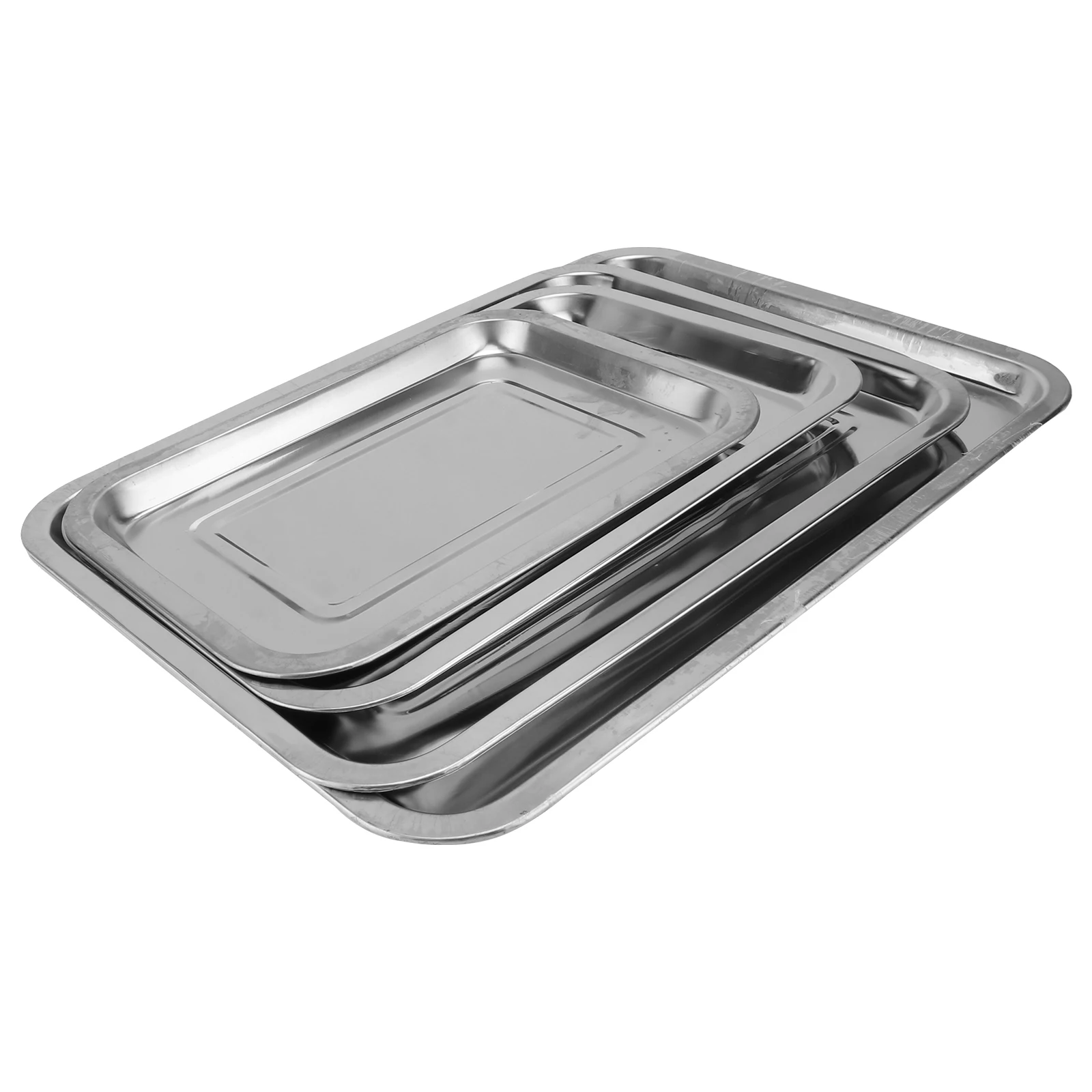 4 pcs StainlessSteelFoodTray ServingPartySnacks AppetizersDesserts SmoothSurface WideRim Cleaning PerfectThanksgiving
4 pcs StainlessSteelFoodTray ServingPartySnacks AppetizersDesserts SmoothSurface WideRim Cleaning PerfectThanksgiving