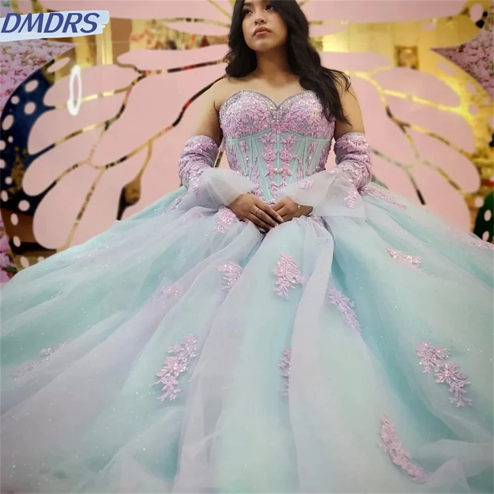 Elegant Sweetheart Neck Quinceanera Dress Sparkling Off The Shoulder Party Dress Ball Gown Flower Girl Sweet 16 Gown Vestidos
Elegant Sweetheart Neck Quinceanera Dress Sparkling Off The Shoulder Party Dress Ball Gown Flower Girl Sweet 16 Gown Vestidos