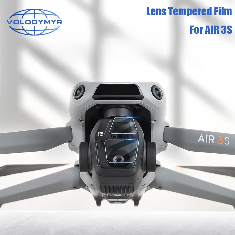VOLODYMYR for DJI Air 3S Tempered Lens Film 9H HD Anti-scrach Dustproof Screen Protector Film for DJI Air 3S Drone Accessories
VOLODYMYR for DJI Air 3S Tempered Lens Film 9H HD Anti-scrach Dustproof Screen Protector Film for DJI Air 3S Drone Accessories