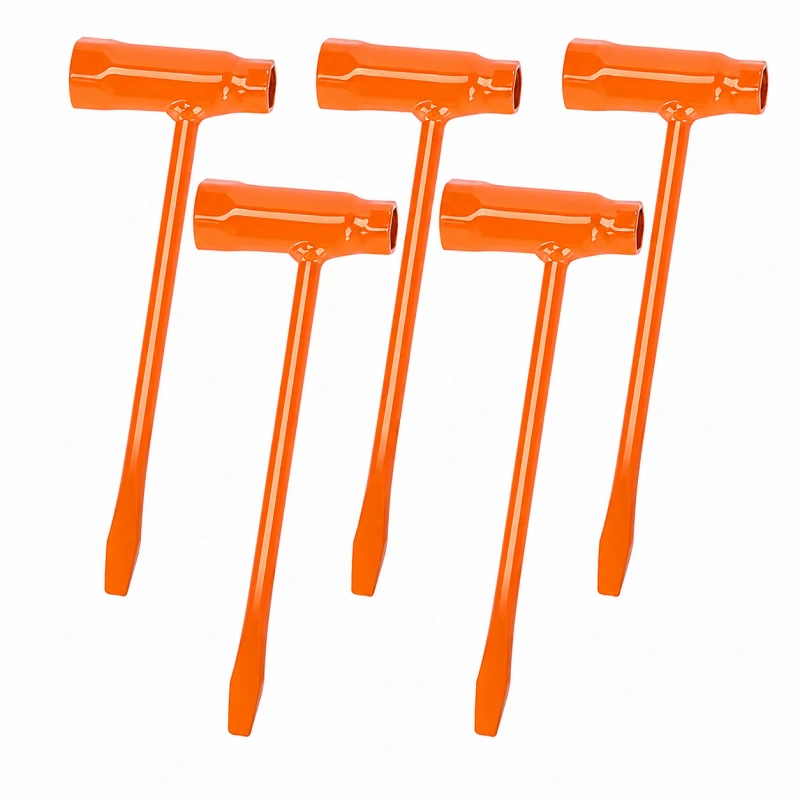 5-Piece Orange Spark Plug Wrench Set, 13mm 19mm Chainsaw Socket Driver, Welding Tube T-Handle Screwdriver Repair Tool Kit
5-Piece Orange Spark Plug Wrench Set, 13mm 19mm Chainsaw Socket Driver, Welding Tube T-Handle Screwdriver Repair Tool Kit
