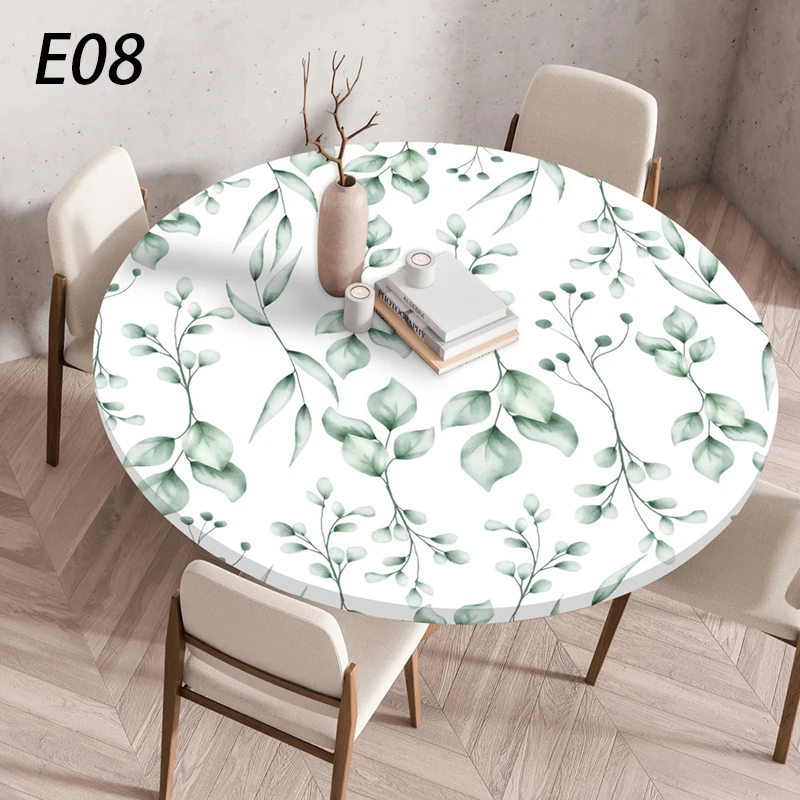Round Vinyl Tablecloth Elastic Edge Flower Plant Printing PVC Table Cover Waterproof Home Kitchen Picnic Table Cloth
Round Vinyl Tablecloth Elastic Edge Flower Plant Printing PVC Table Cover Waterproof Home Kitchen Picnic Table Cloth