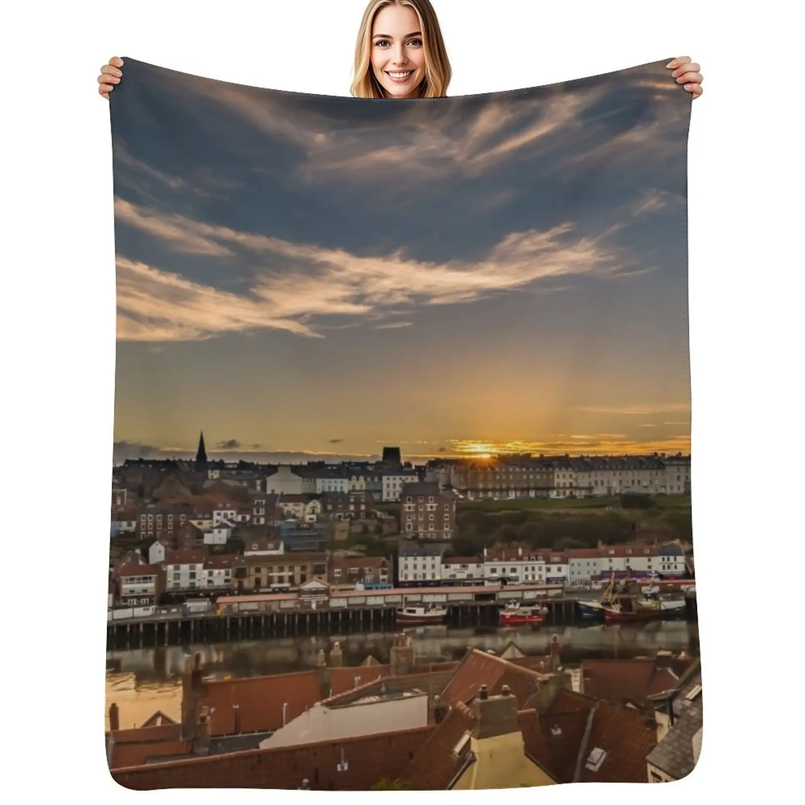 Whitby rooftops Throw Blanket Soft Cozy Blanket for Pet Kids Adults
Whitby rooftops Throw Blanket Soft Cozy Blanket for Pet Kids Adults