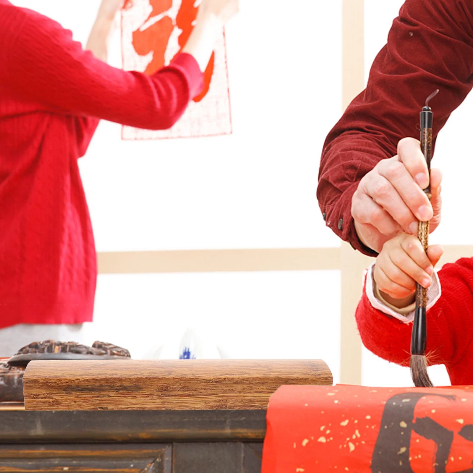 2Pcs Chinese Calligraphy Paperweights Practical Durable Painting Paperweights School Desktop Paper Holders Home Study 
2Pcs Chinese Calligraphy Paperweights Practical Durable Painting Paperweights School Desktop Paper Holders Home Study