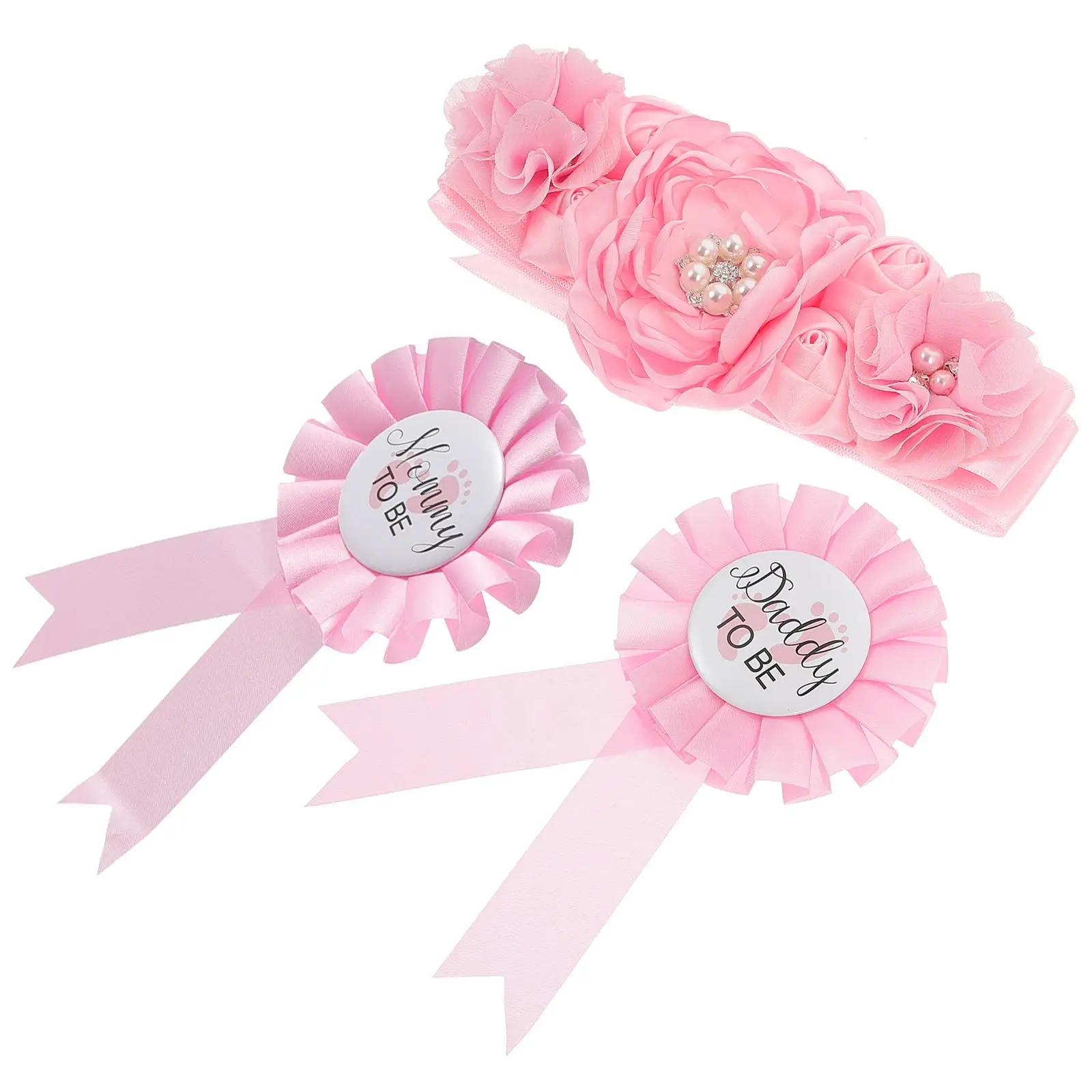 Belt Badge Set Baby Toys Mommy and Daddy Sash for Pregnant Women Bra Maternity Chiffon Photoshoot Corsage Shower
Belt Badge Set Baby Toys Mommy and Daddy Sash for Pregnant Women Bra Maternity Chiffon Photoshoot Corsage Shower