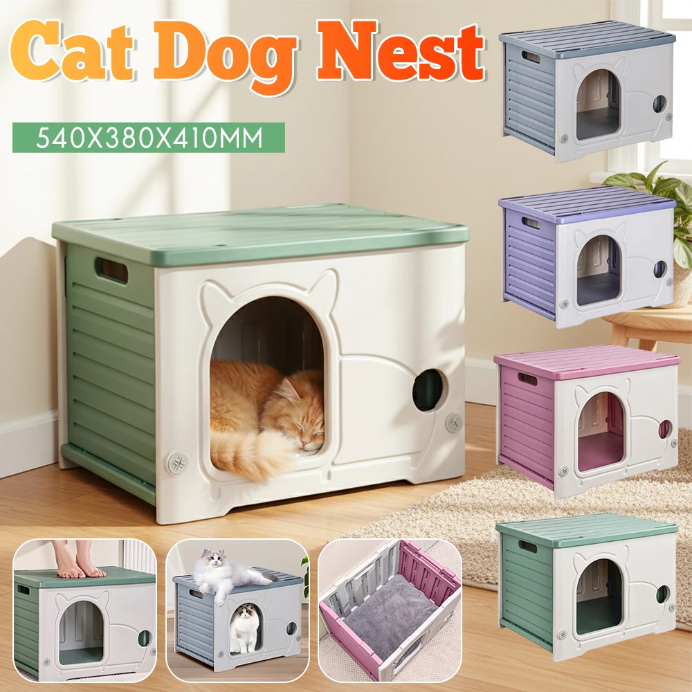 Уличный домик-убежище для кошек: уютный, всепогодный, водонепроницаемый, для бездомных кошек, котят, хомяков, щенков, ежей и других мелких животных.
Уличный домик-убежище для кошек: уютный, всепогодный, водонепроницаемый, для бездомных кошек, котят, хомяков, щенков, ежей и других мелких животных. 