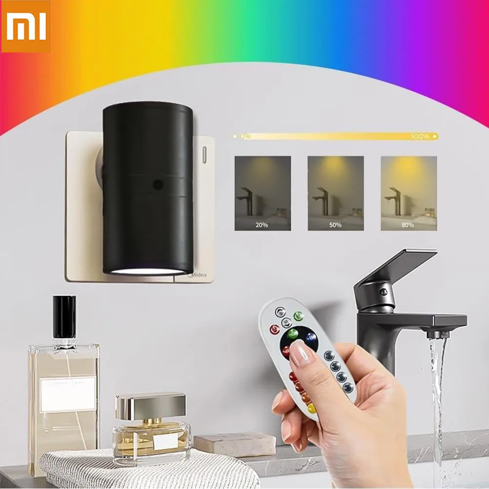 Xiaomi Night Light Plug Into Wall EU US UK Plug In Night Lamp With 16 Colors LED Mood Light Sensor Projector For Bedroom Decor
Xiaomi Night Light Plug Into Wall EU US UK Plug In Night Lamp With 16 Colors LED Mood Light Sensor Projector For Bedroom Decor