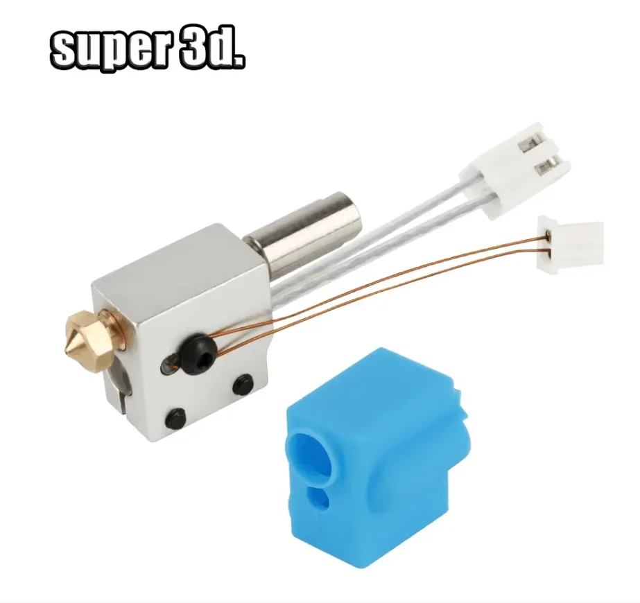 Комплект хотэнда для 3D-принтеров Artillery Sidewinder X1 X2: печатающая головка, нагревательный элемент 24В 64Вт, термистор, сопло 0.4мм
Комплект хотэнда для 3D-принтеров Artillery Sidewinder X1 X2: печатающая головка, нагревательный элемент 24В 64Вт, термистор, сопло 0.4мм