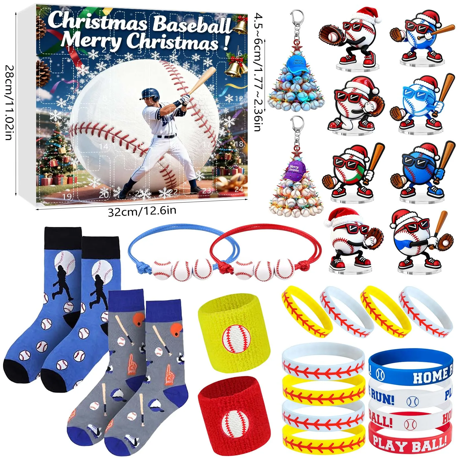 Christmas Advent Calendar Baseball Toys For Kids Surprise Gift Boxes Baseball Accessories Christmas Decorations Baseball Coun
Christmas Advent Calendar Baseball Toys For Kids Surprise Gift Boxes Baseball Accessories Christmas Decorations Baseball Coun