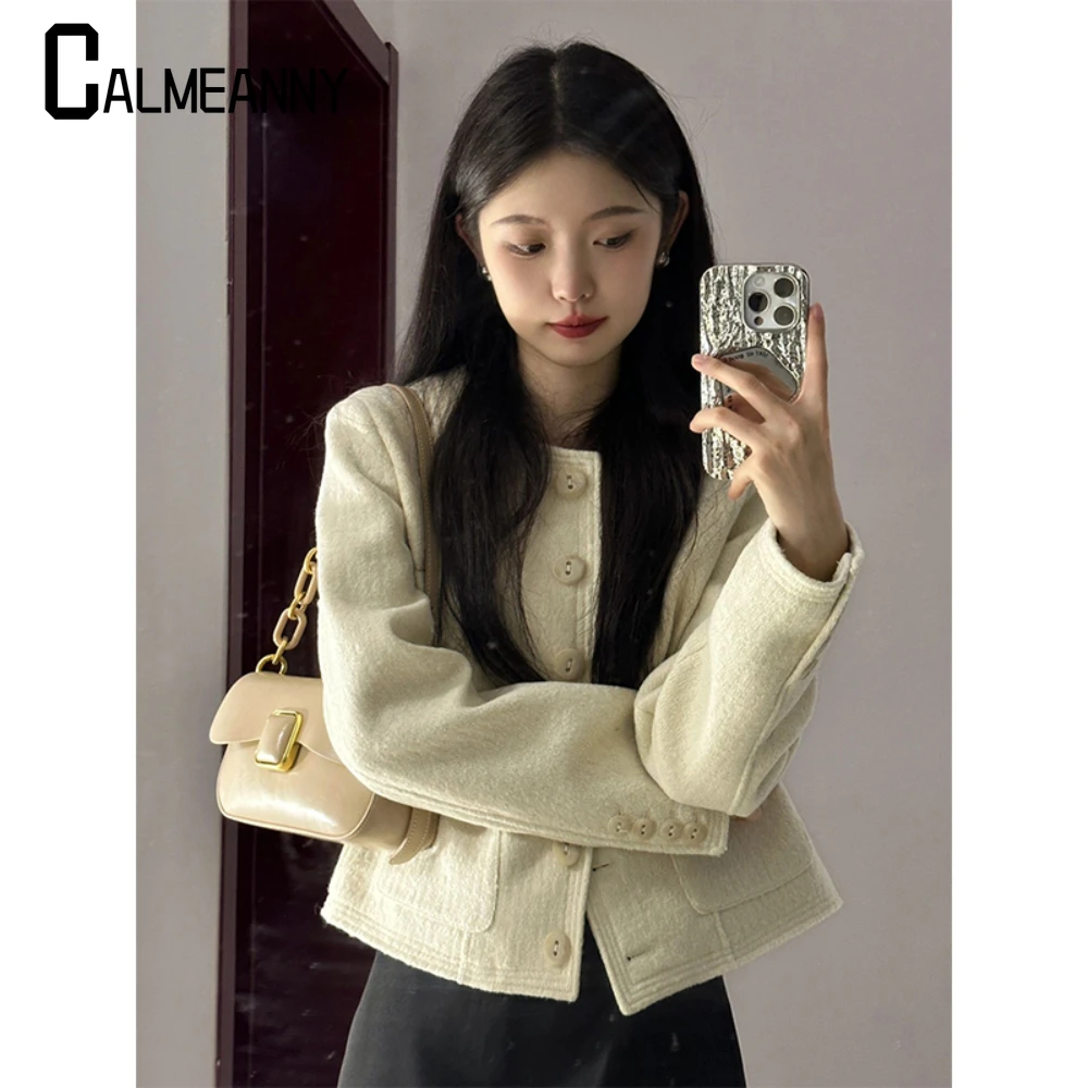 2023 Korean Knitted Cardigan Women streetwear Cropped Sweaters Autumn Vintage Knitwear Coat Casual Short Jumpers Outerwear
2023 Korean Knitted Cardigan Women streetwear Cropped Sweaters Autumn Vintage Knitwear Coat Casual Short Jumpers Outerwear