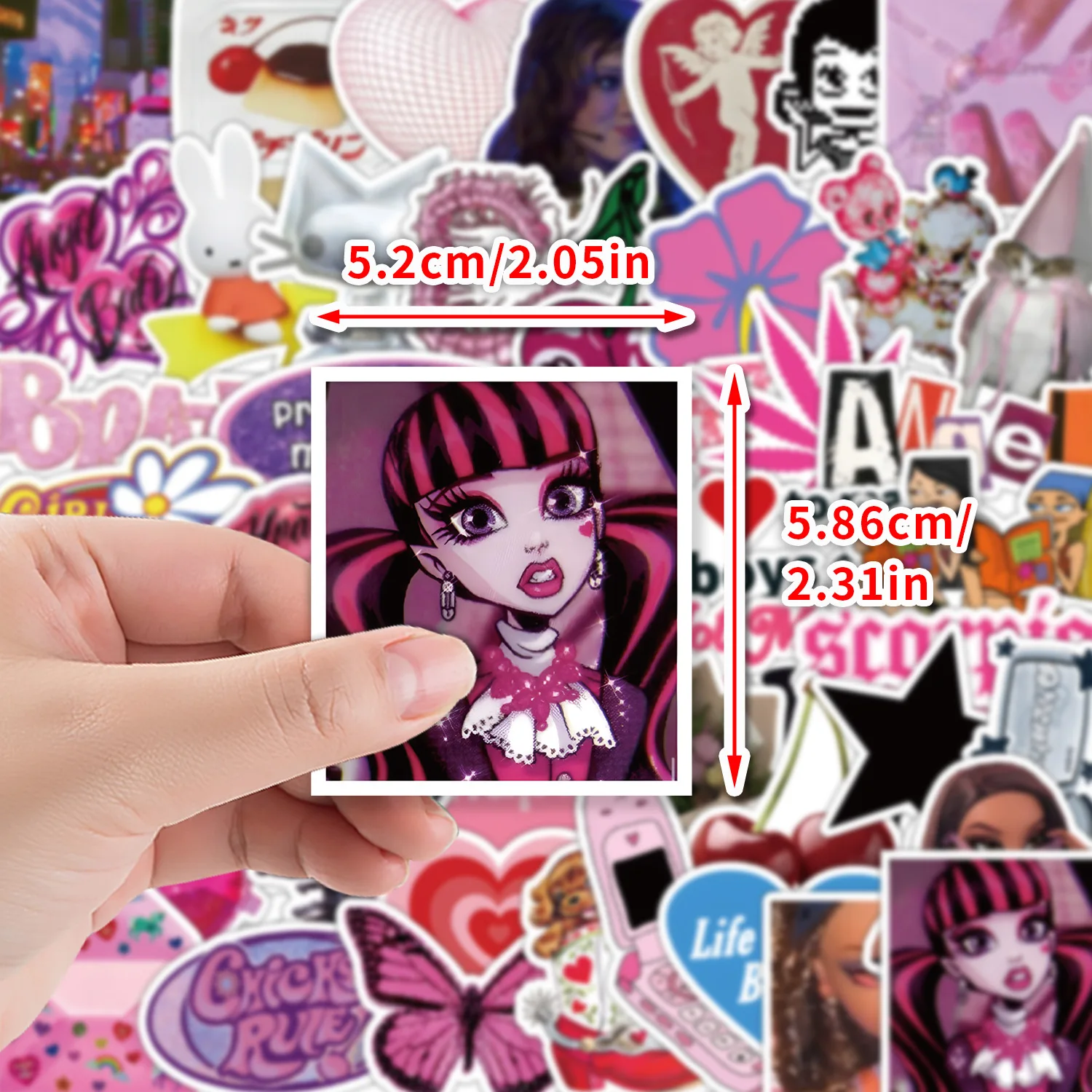 50PCS Cool Pink Cartoon Harajuku Stickers Graffiti DIY Skateboard Motorcycle Notebook Fridge PVC Waterproof Sticker Toys Gifts
50PCS Cool Pink Cartoon Harajuku Stickers Graffiti DIY Skateboard Motorcycle Notebook Fridge PVC Waterproof Sticker Toys Gifts