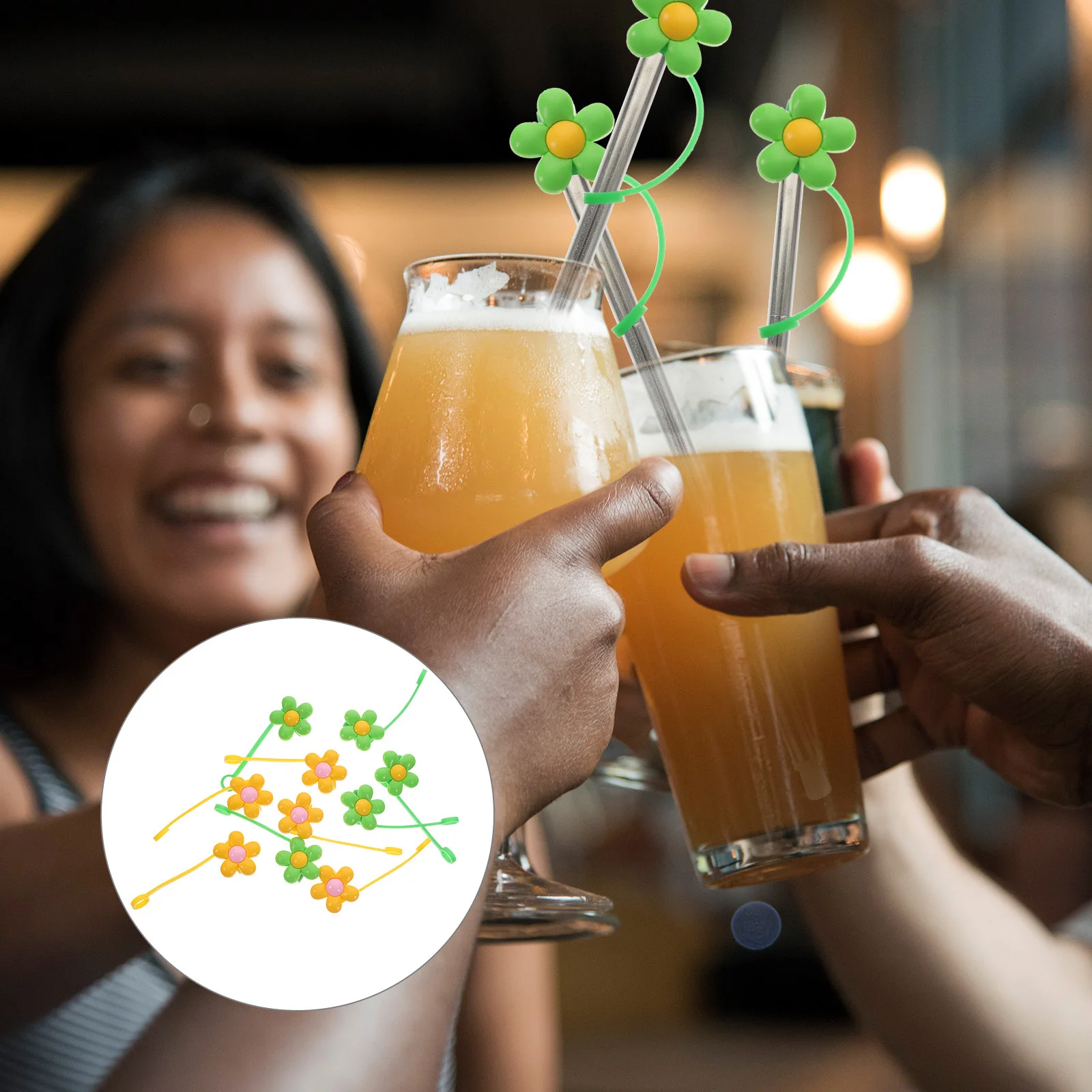 10Pcs Straw Covers Sweet Dessert Shape Dust Plug Cute Flower Shaped PVC Reusable Straw Tips Cover for Drinking Straws Decorative
10Pcs Straw Covers Sweet Dessert Shape Dust Plug Cute Flower Shaped PVC Reusable Straw Tips Cover for Drinking Straws Decorative