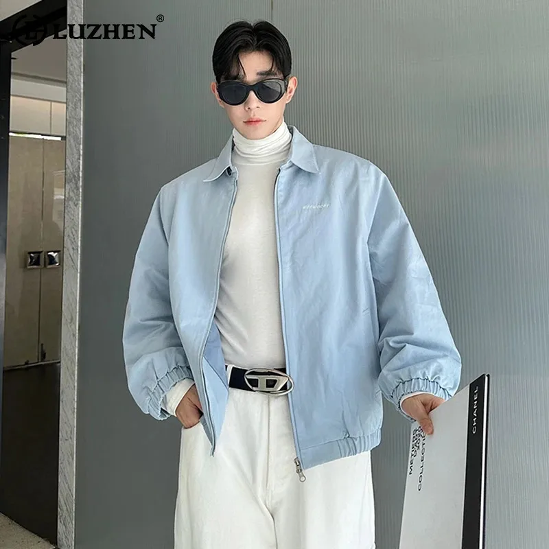 LUZHEN Fashion Korean Solid Color Double Zipper Design Casual Jacket Men's 2025 Autumn Trendy Elegant Male Coat Clothes JY4794
LUZHEN Fashion Korean Solid Color Double Zipper Design Casual Jacket Men's 2025 Autumn Trendy Elegant Male Coat Clothes JY4794